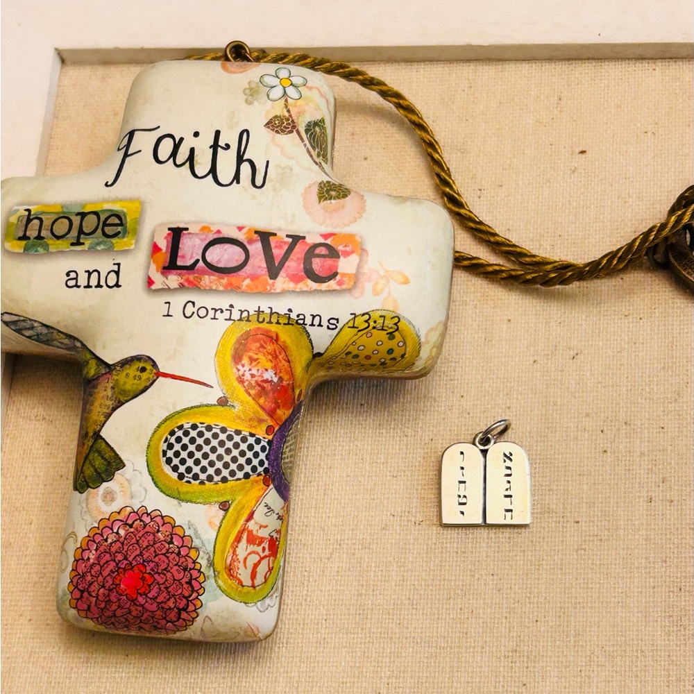 Rare retired James Avery Ten Commandments charm